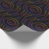 Kleurrijke Abstracte Circles Gamer Cadeaupapier (Hoek)
