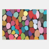 Kleurrijke Abstracte cirkels Inpakpapier Vel (Voorkant 2)