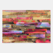 kleurrijke Abstracte en glinsterende Inpakpapier Vel (Voorkant 2)