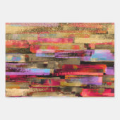 kleurrijke Abstracte en glinsterende Inpakpapier Vel (Voorkant)