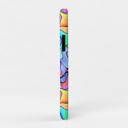 Kleurrijke abstracte en heldere kleuren Case-Mate iPhone case (Achterkant/rechts)