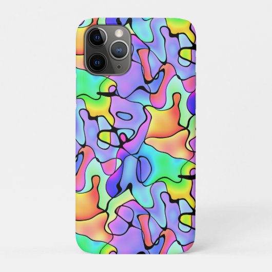 Kleurrijke abstracte en heldere kleuren Case-Mate iPhone case (Achterkant)