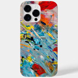 Kleurrijke Abstracte expressionistische iPhone-hoe Case-Mate iPhone 14 Pro Max Hoesje