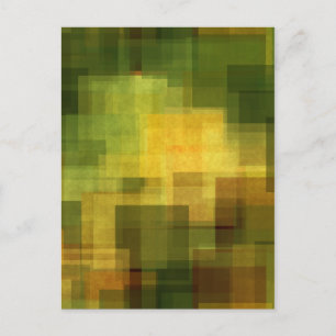 , kleurrijke abstracte geometrie 2 briefkaart