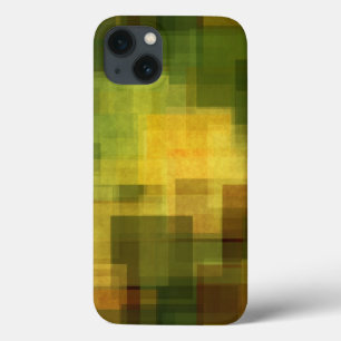 , kleurrijke abstracte geometrie 2 iPhone 13 hoesje