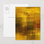 , kleurrijke abstracte geometrie briefkaart (Voorkant / Achterkant)