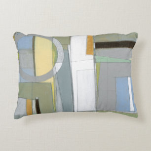 Kleurrijke Abstracte geometrische vormen Decoratief Kussen