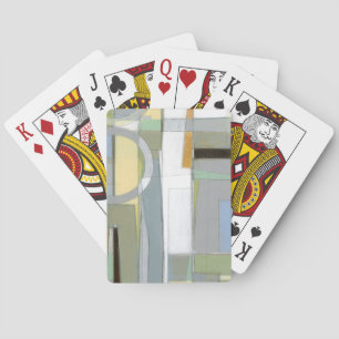 Kleurrijke Abstracte geometrische vormen Pokerkaarten