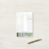 Kleurrijke Abstracte geometrische vormen Post-it® Notes (Op bureau)