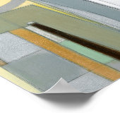 Kleurrijke Abstracte geometrische vormen Poster (Hoek)