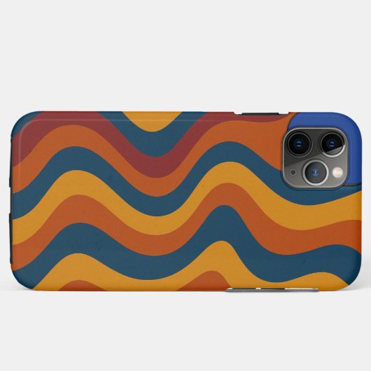 Kleurrijke Abstracte Golven Hoesje-Mate Case-Mate iPhone Case (Achterkant (horizontaal))