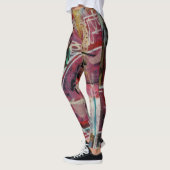 Kleurrijke Abstracte Graffiti Street Art Leggings (Links)