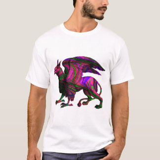 Kleurrijke Abstracte Griffin Infinity Active T-shi T-shirt
