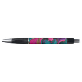 Kleurrijke Abstracte Hartswirl – Moderne Kleurrijk Pen
