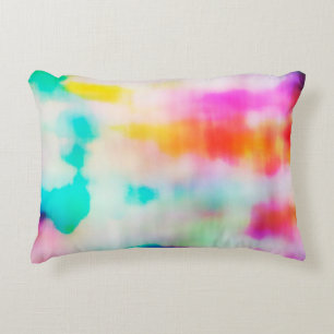  kleurrijke abstracte illustratieachtergrond. accent kussen