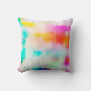 kleurrijke abstracte illustratieachtergrond. kussen