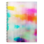  kleurrijke abstracte illustratieachtergrond. notitieboek (Voorkant)