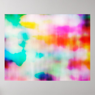 kleurrijke abstracte illustratieachtergrond. poster