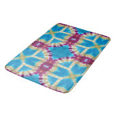 Kleurrijke Abstracte Kaleidoscoop Tie Dye Pattern Badmat (Gekanteld)