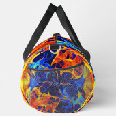 Kleurrijke abstracte kleur golvend plunjezak (Rechts)