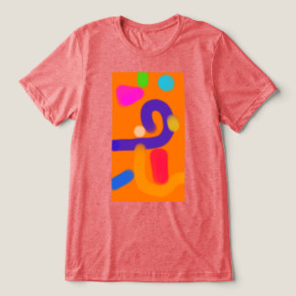 Kleurrijke Abstracte Kunst 10 Tri-Blend Shirt