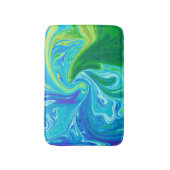 Kleurrijke abstracte kunst badmat (Voorkant Verticaal)