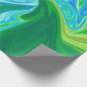 Kleurrijke abstracte kunst cadeaupapier (Hoek)