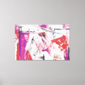 kleurrijke abstracte kunst canvas afdruk (Voorkant)