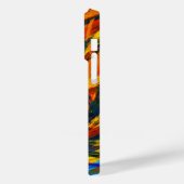 Kleurrijke Abstracte kunst Case-Mate iPhone Case (Achterkant / Links)