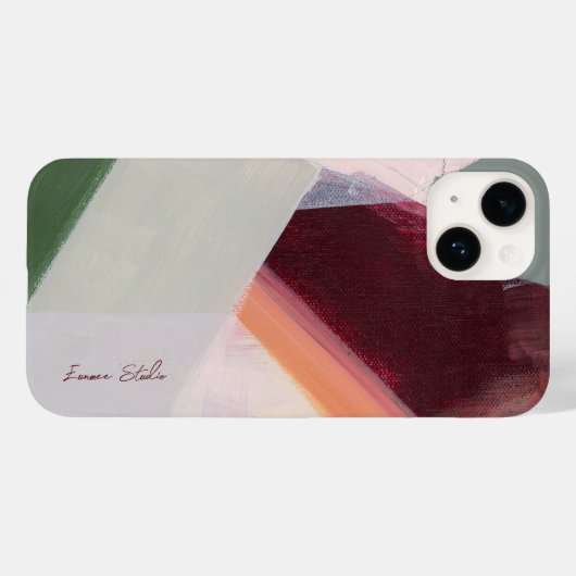 Kleurrijke Abstracte kunst Custom Name Case-Mate iPhone Case (Achterkant (horizontaal))