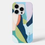Kleurrijke Abstracte kunst Custom Name Case-Mate iPhone Case (Achterkant)