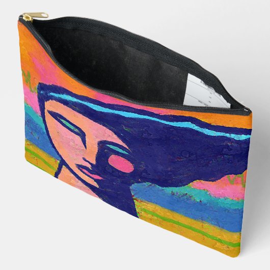 Kleurrijke Abstracte kunst Etui (Open)