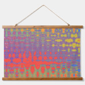 Kleurrijke abstracte kunst groot hangend tapijt hangend wandkleed (Voorkant)