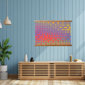Kleurrijke abstracte kunst groot hangend tapijt hangend wandkleed