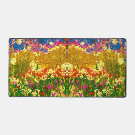 Kleurrijke Abstracte Kunst Kleurrijke Tuin Bureaum Bureaumat