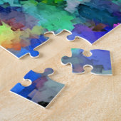 Kleurrijke Abstracte kunst Legpuzzel (Zijkant)