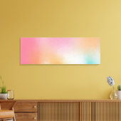 Kleurrijke Abstracte kunst Modern Geel Groen Rood  Canvas Afdruk (Insitu (Woonkamer))