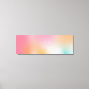 Kleurrijke Abstracte kunst Modern Geel Groen Rood  Canvas Afdruk