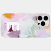 Kleurrijke Abstracte Kunst Monogram Aangepaste Naa Case-Mate iPhone Case (Achterkant (horizontaal))