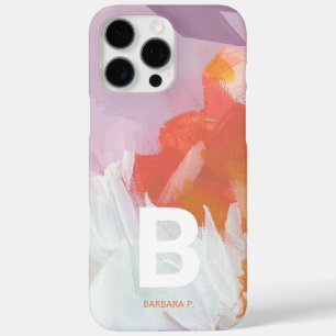 Kleurrijke Abstracte Kunst Monogram Aangepaste Naa iPhone 16 Pro Max Hoesje