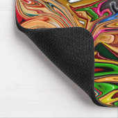 Kleurrijke abstracte kunst muismat (Hoek)