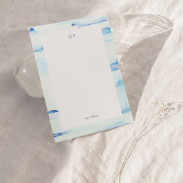 Kleurrijke Abstracte Kunst Persoonlijke Platte Not Kaart