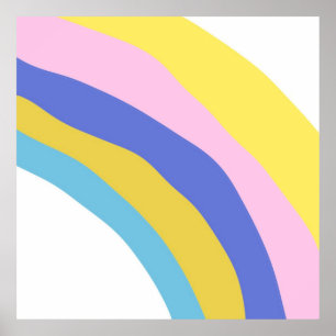 kleurrijke abstracte kunst poster