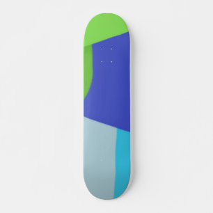 Kleurrijke abstracte kunst skateboard