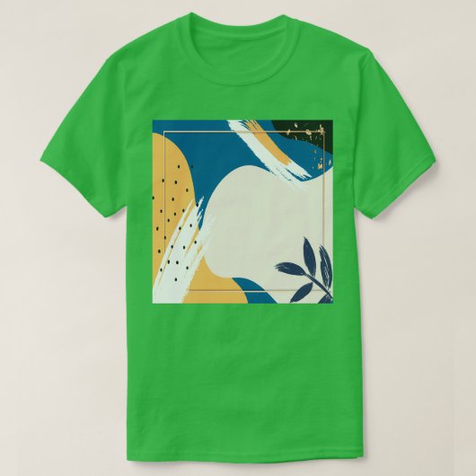 Kleurrijke Abstracte kunst T-shirt (Design voorkant)