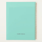 Kleurrijke Abstracte kunstplanner - gepersonalisee Planner (Achterkant)