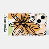 Kleurrijke Abstracte kunsttekening Case-Mate iPhone Case (Achterkant (horizontaal))