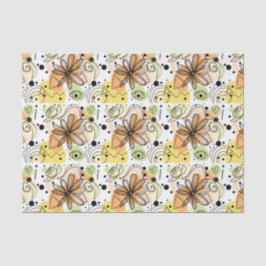 Kleurrijke Abstracte kunsttekening Tissuepapier