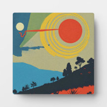 Kleurrijke Abstracte landschapskunst