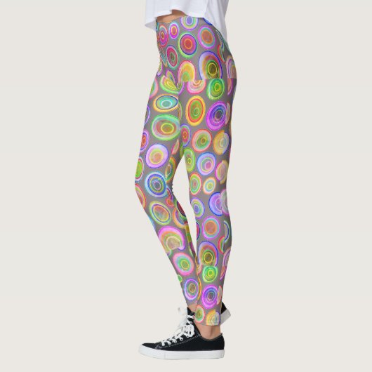 Kleurrijke Abstracte Leggings (Links)